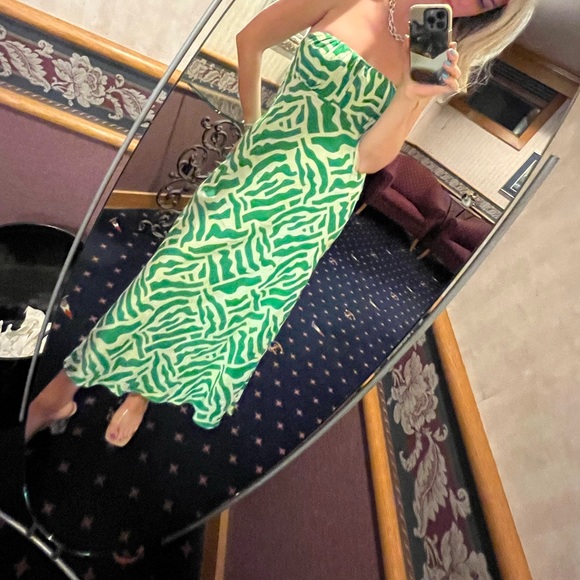 The Faithful Brand green pattern dress - Picture 4 of 4